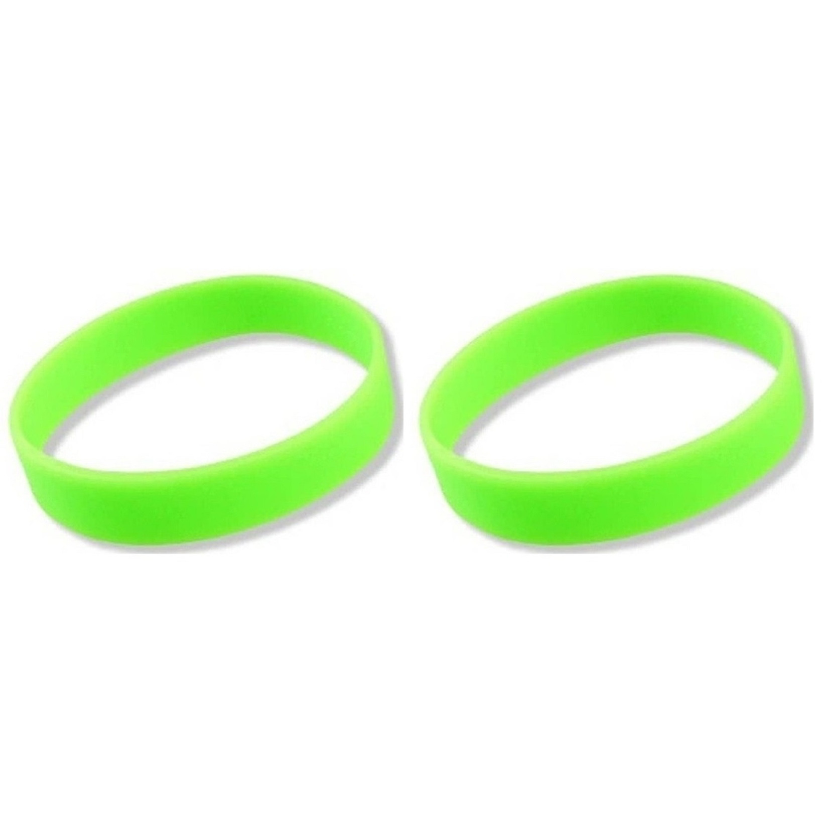 10 neon groene armbandjes
