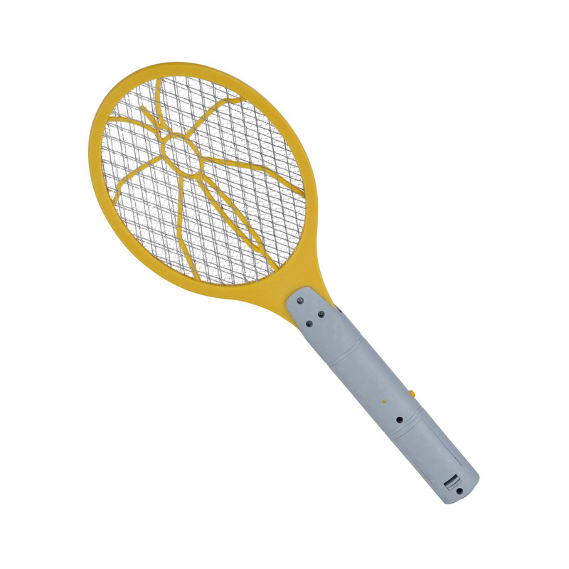 1x Elektrische anti muggen vliegenmeppers geel-grijs 46 x 17 cm