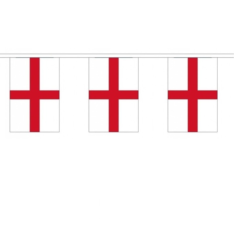 2x Buiten vlaggenlijn Engeland St George 3 meter