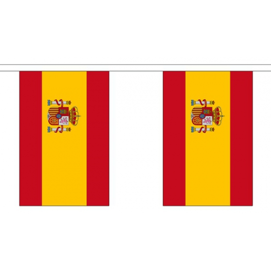 2x Buiten vlaggenlijn Spanje 3 meter