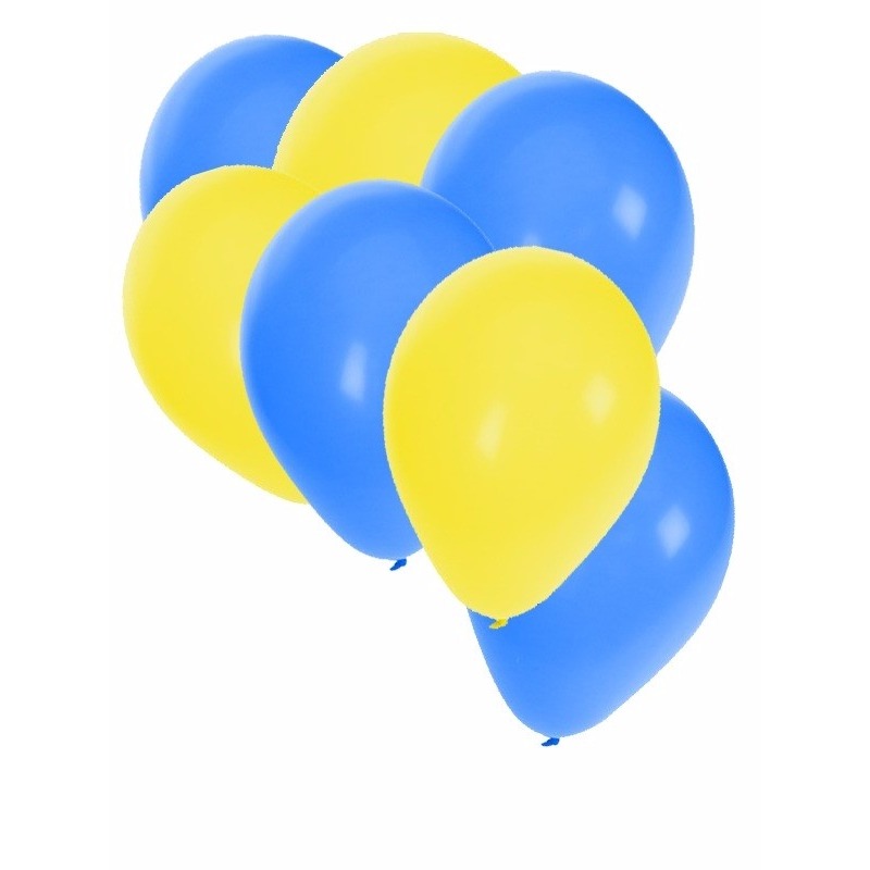 30 stuks ballonnen kleuren Oekraine