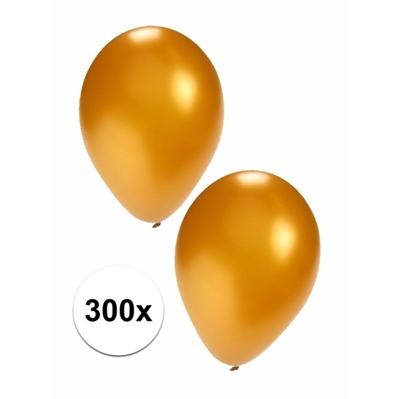 300 gouden feest ballonnen