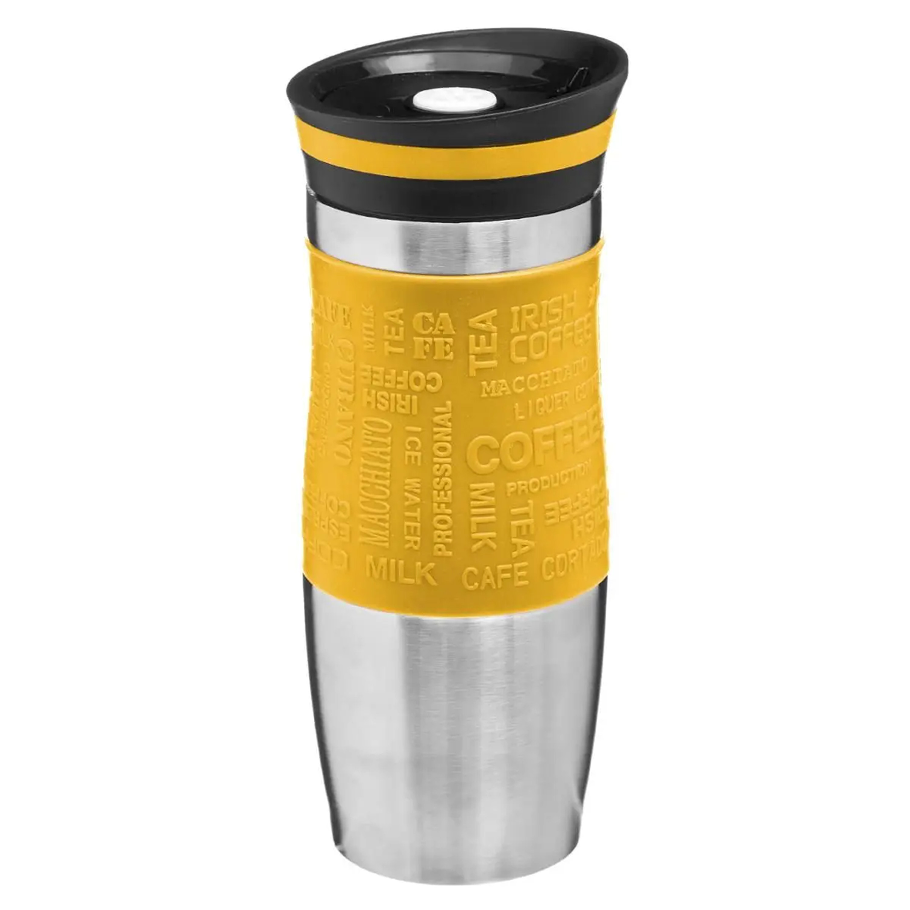 5Five Thermosbeker-isolatie-warmhoud Koffiebeker geel 350 ml