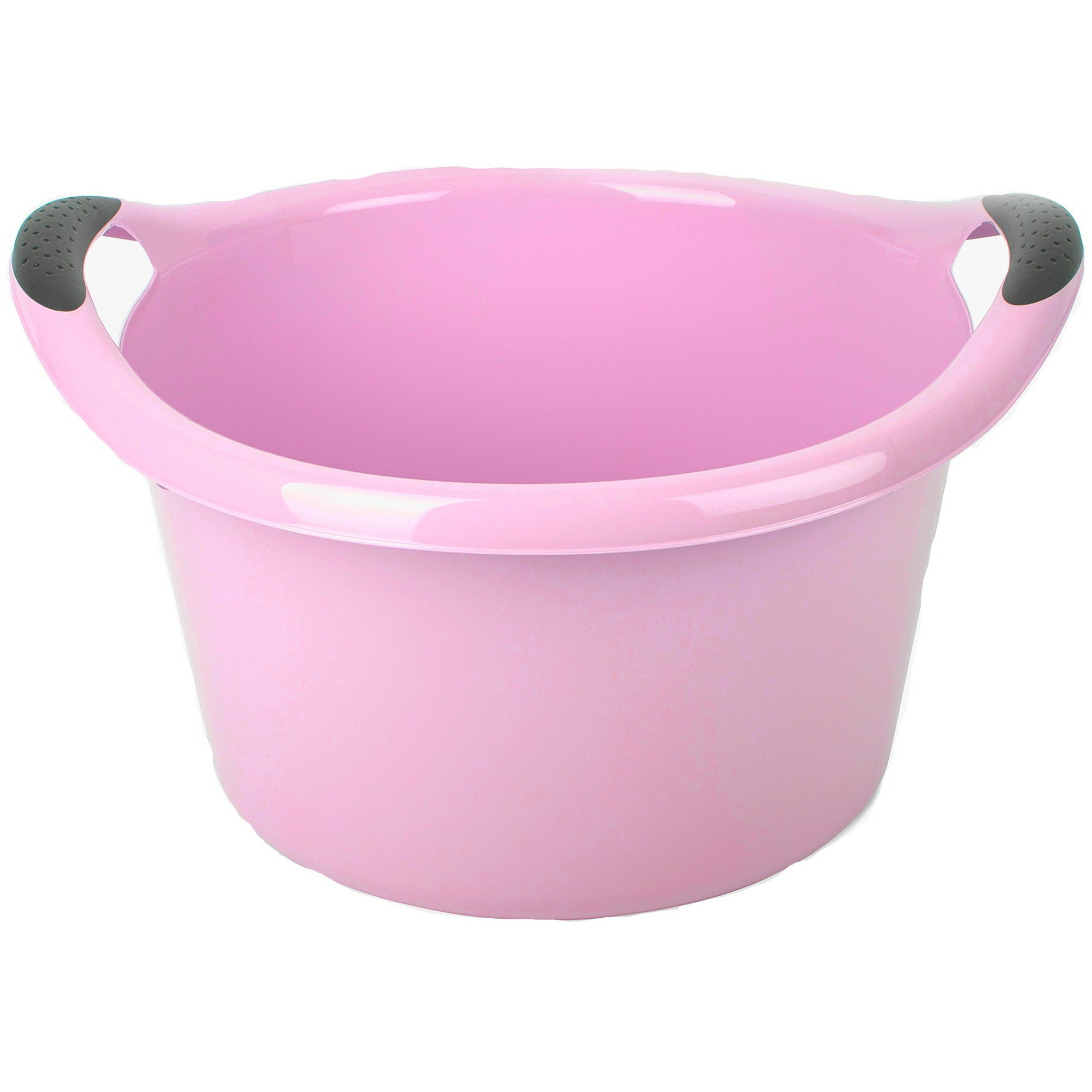 Afwasbak teil 15 liter licht roze kunststof 42 x 39,5 x 25 cm