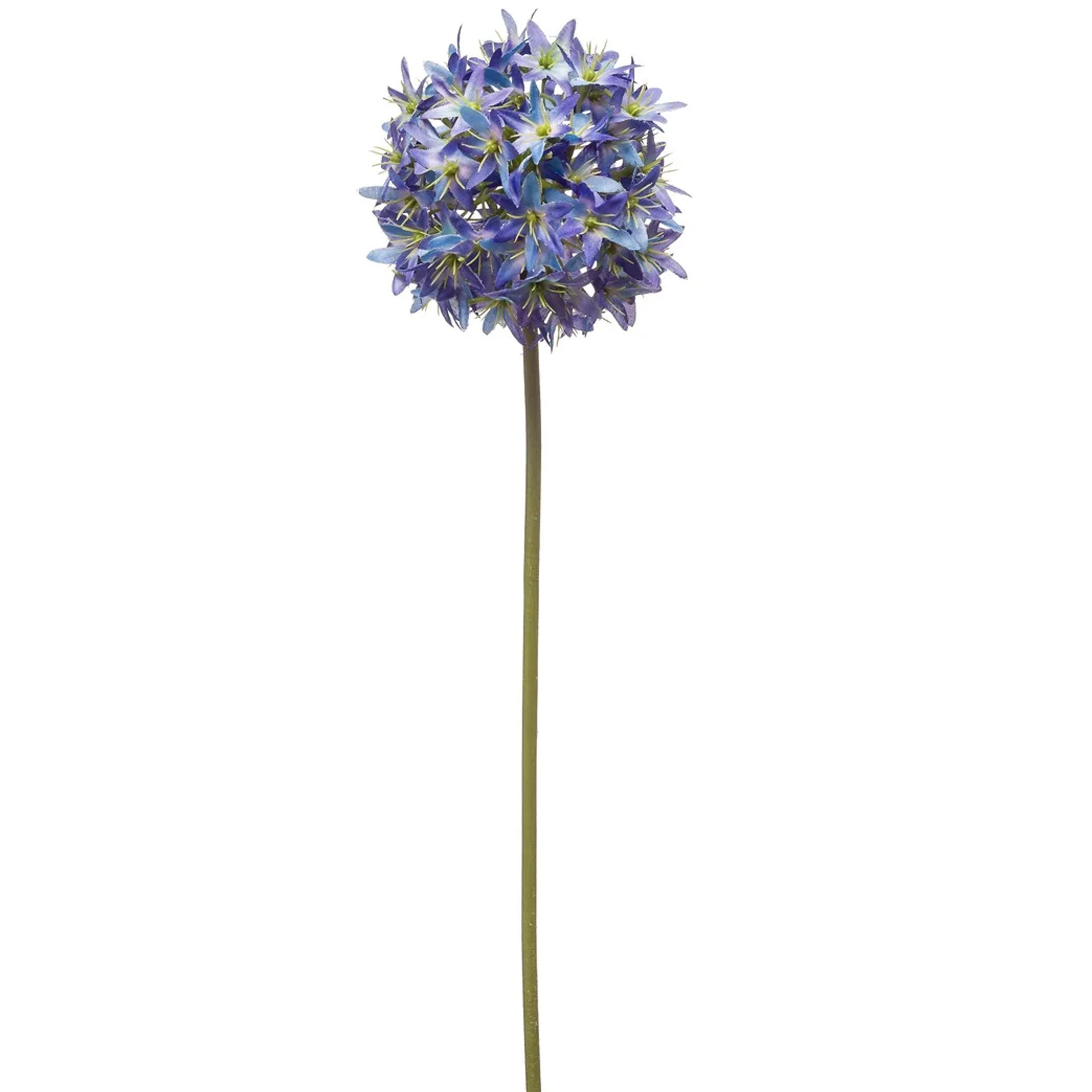Allium-Sierui kunstbloem losse steel blauw 60 cm Natuurlijke uitstraling