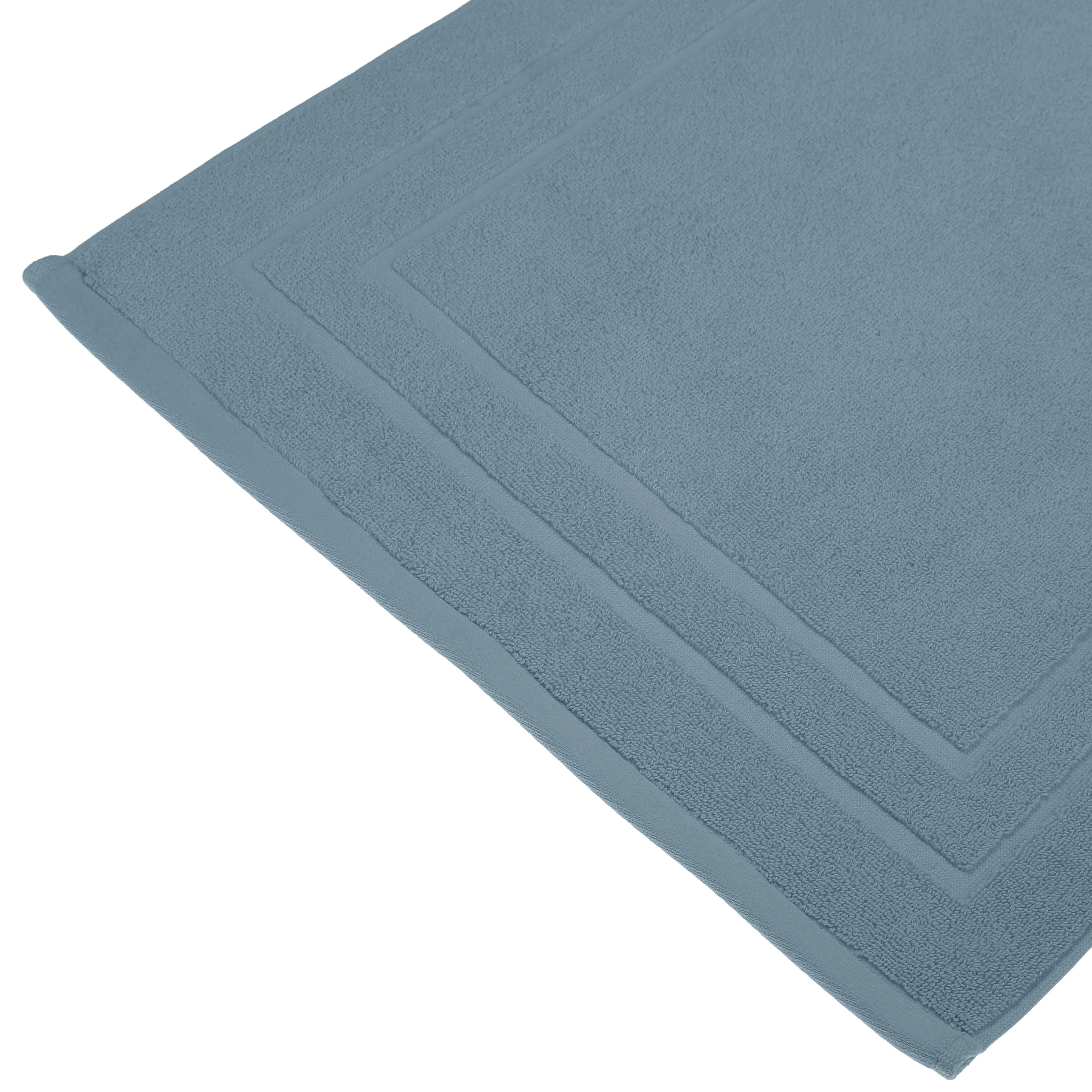 Badkamerkleed-badmat voor op de vloer blauw 50 x 70 cm