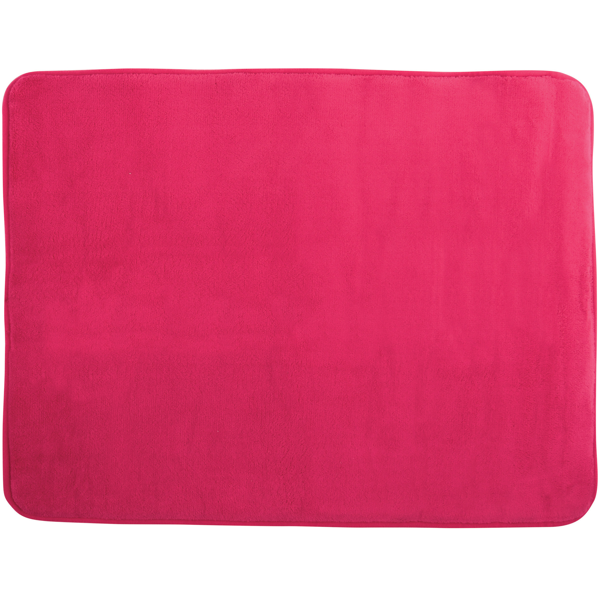 Badkamerkleedje-badmat tapijt voor op de vloer fuchsia roze 50 x 70 cm