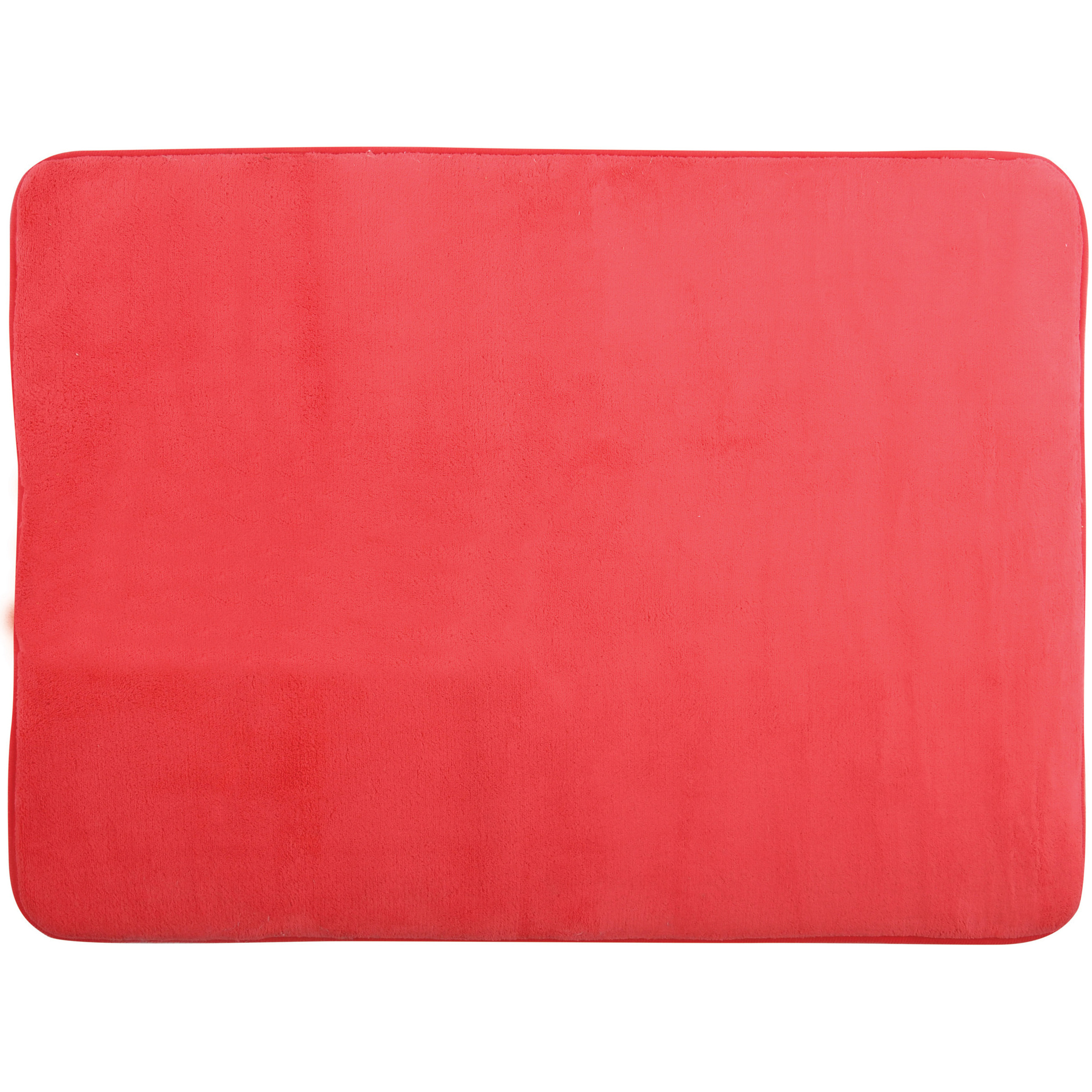 Badkamerkleedje-badmat tapijt voor op de vloer rood 50 x 70 cm