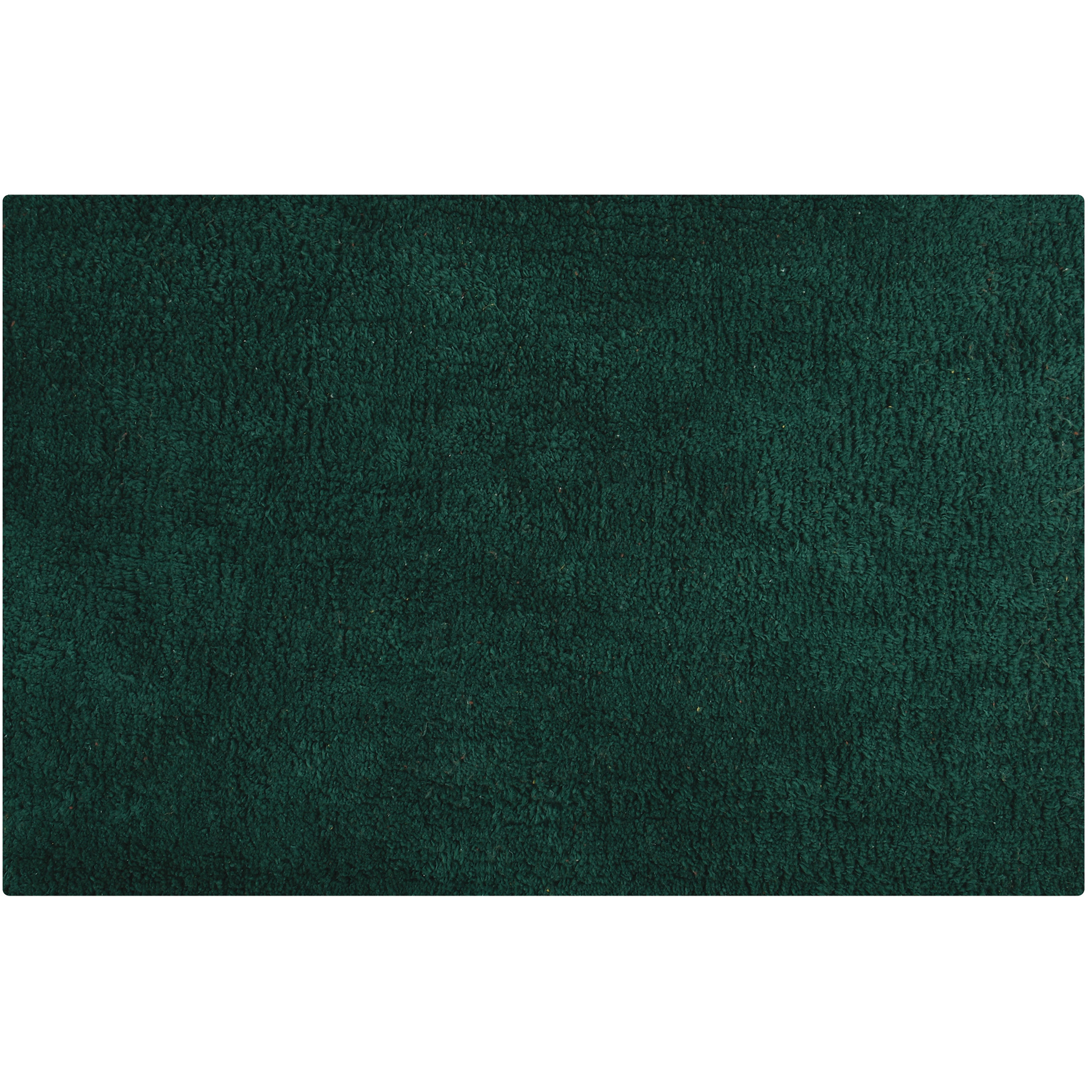 Badkamerkleedje-badmat tapijtje voor op de vloer donkergroen 45 x 70 cm