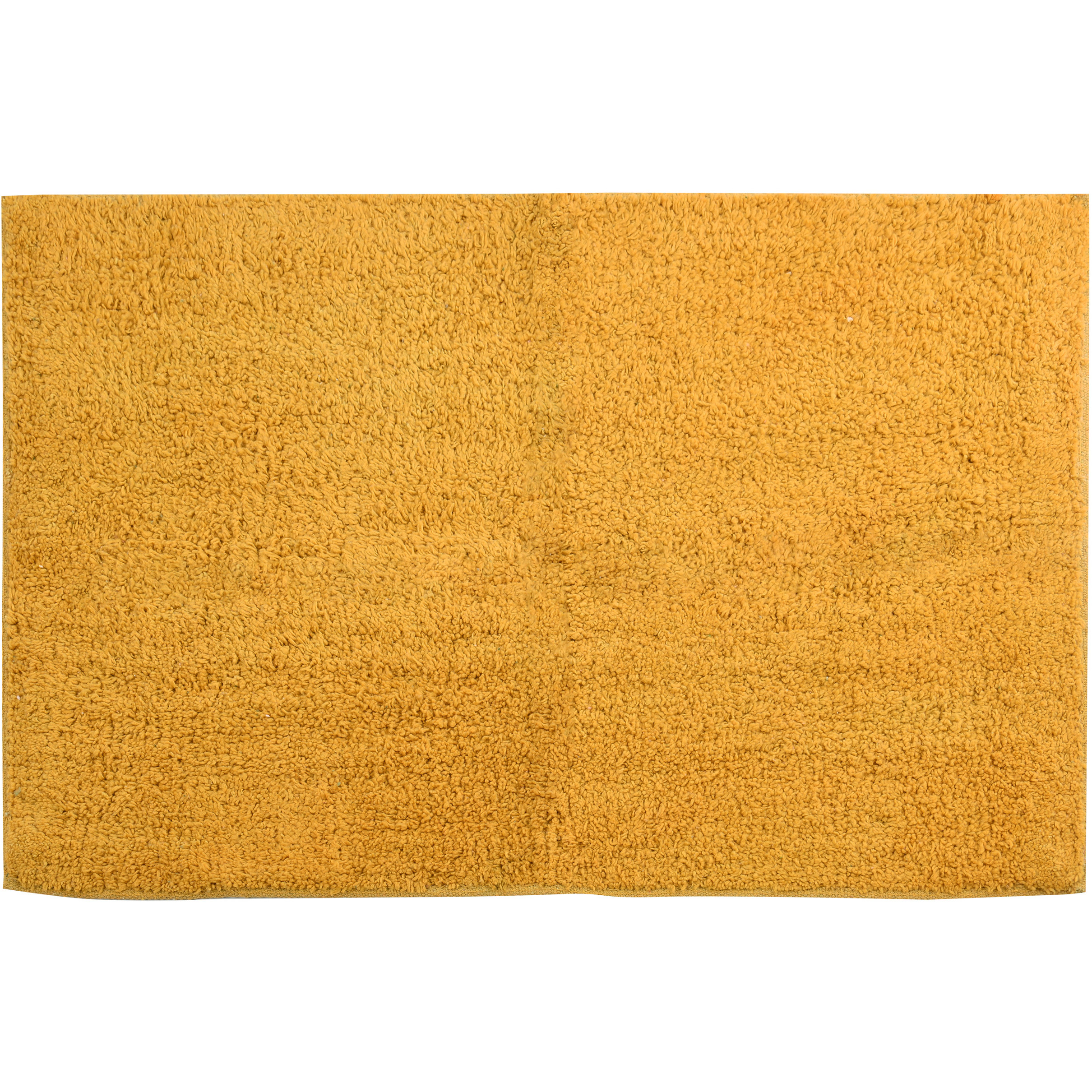 Badkamerkleedje-badmat tapijtje voor op de vloer saffraan geel 45 x 70 cm
