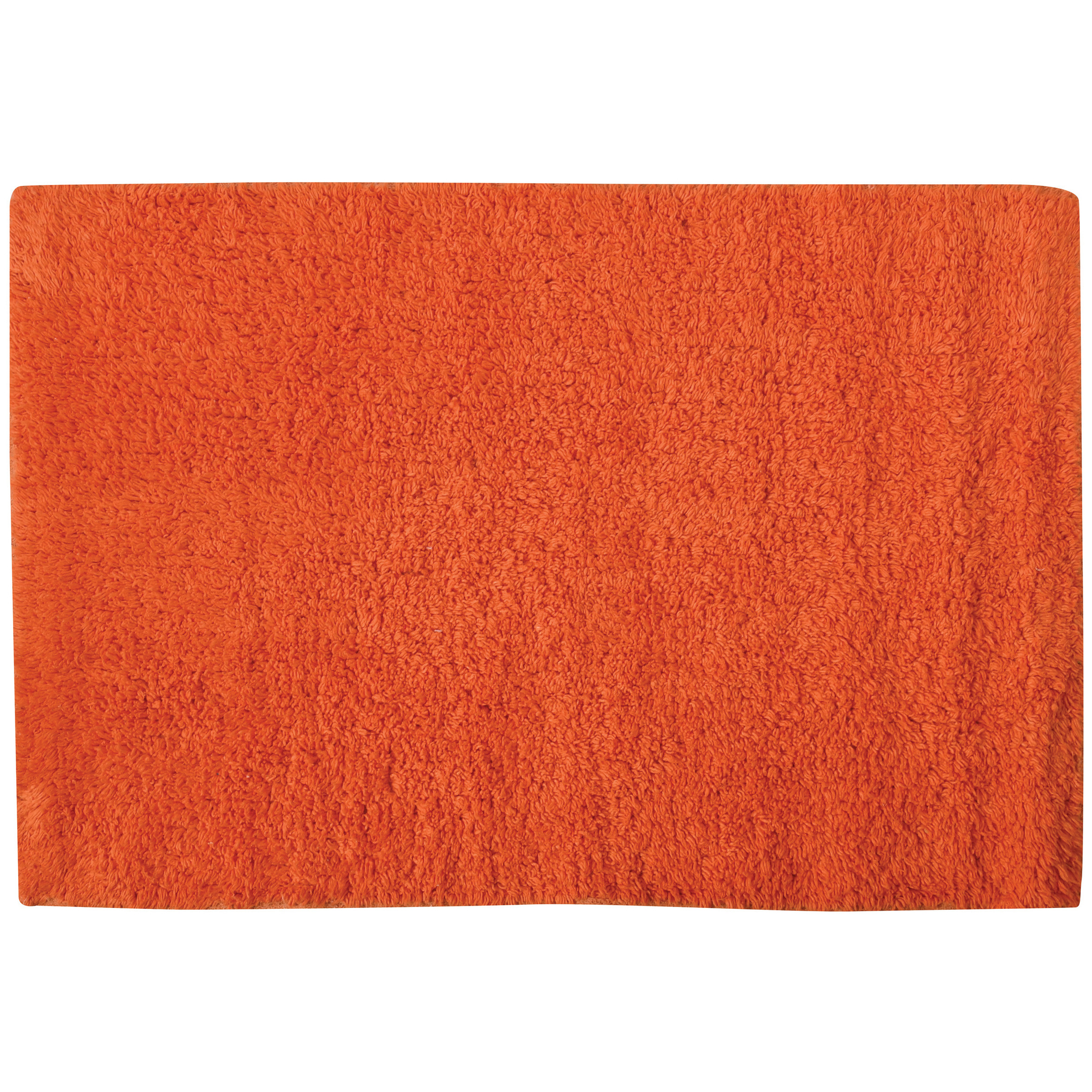 Badkamerkleedje-badmat voor op de vloer oranje 45 x 70 cm