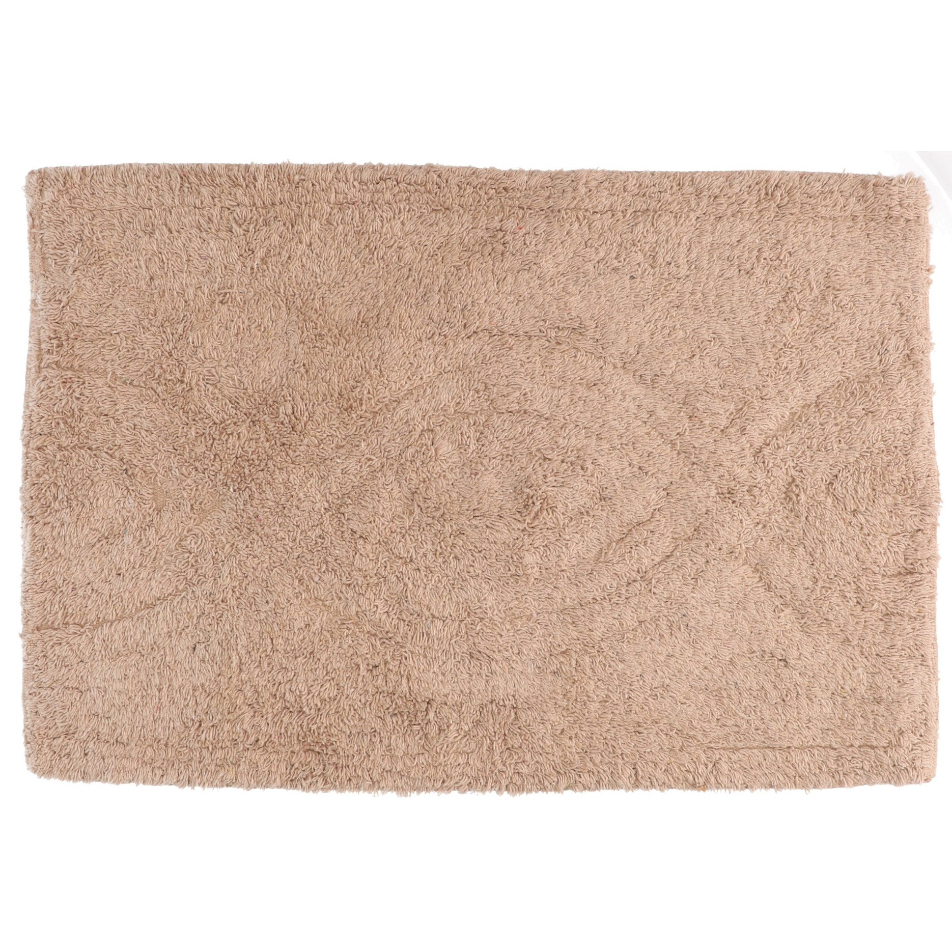 Badmat-badkamerkleed bruin 80 x 50 cm rechthoekig