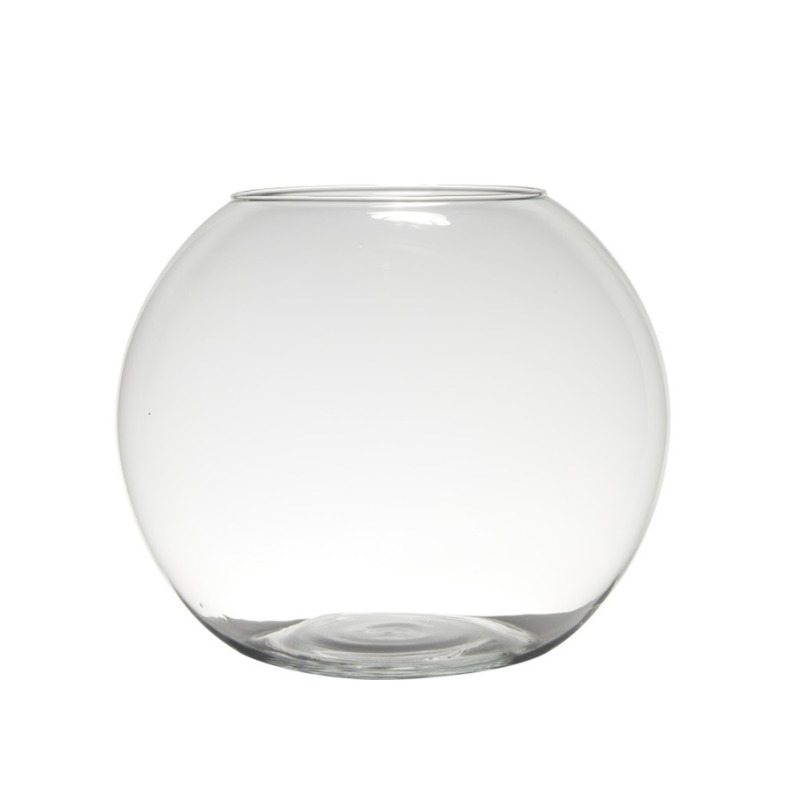 Bol vaas-terrarium vaas D34 x H28 cm glas transparant
