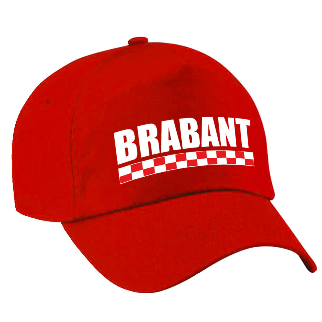 Brabant pet-cap rood volwassenen