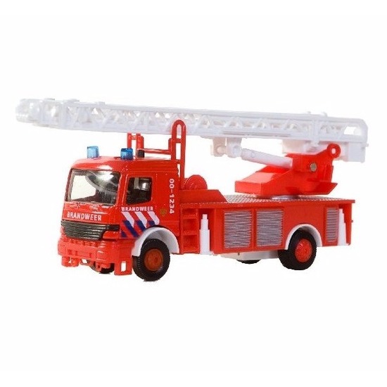 Brandweerwagen met uitschuifbare ladder 15 cm