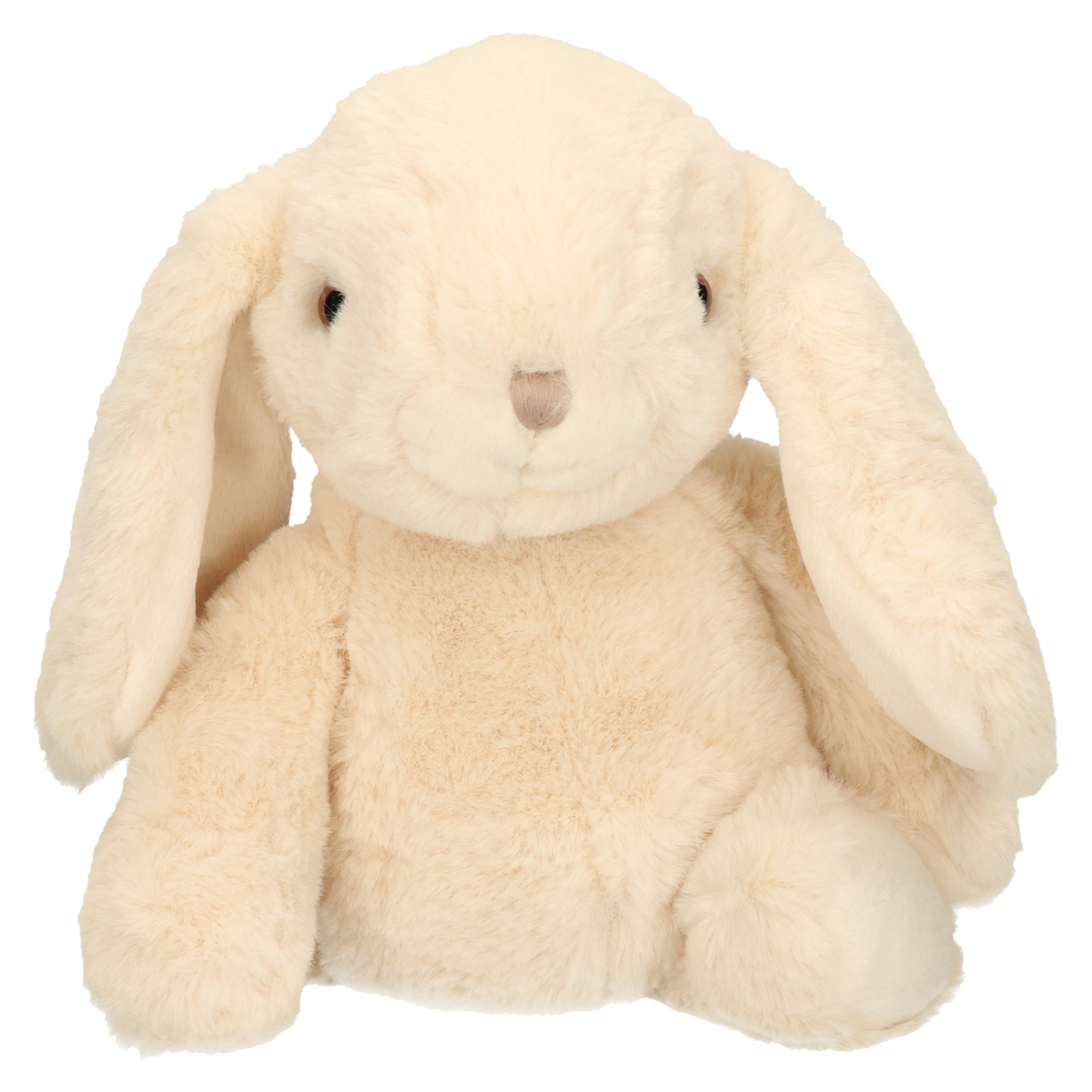 Bukowski pluche konijn knuffeldier creme wit staand 25 cm luxe knuffels