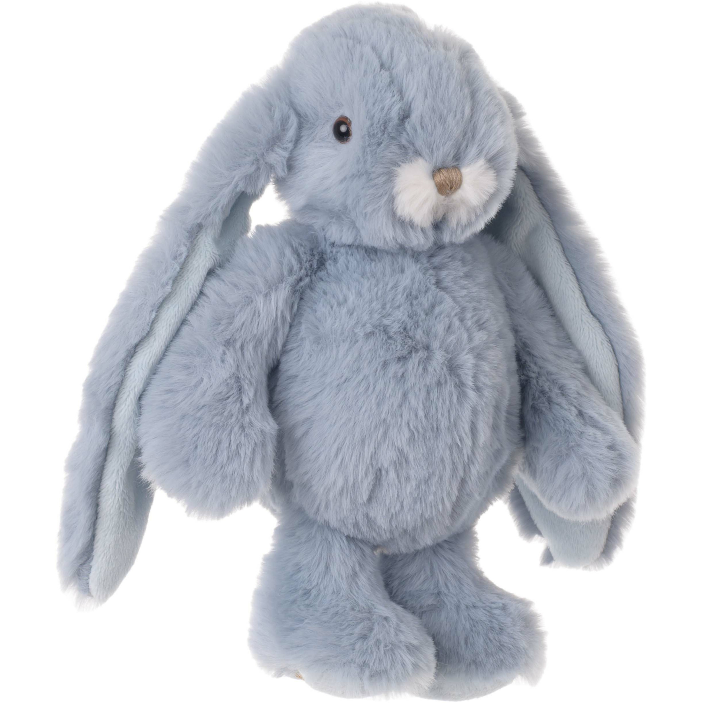 Bukowski pluche konijn knuffeldier lichtblauw staand 22 cm luxe knuffels