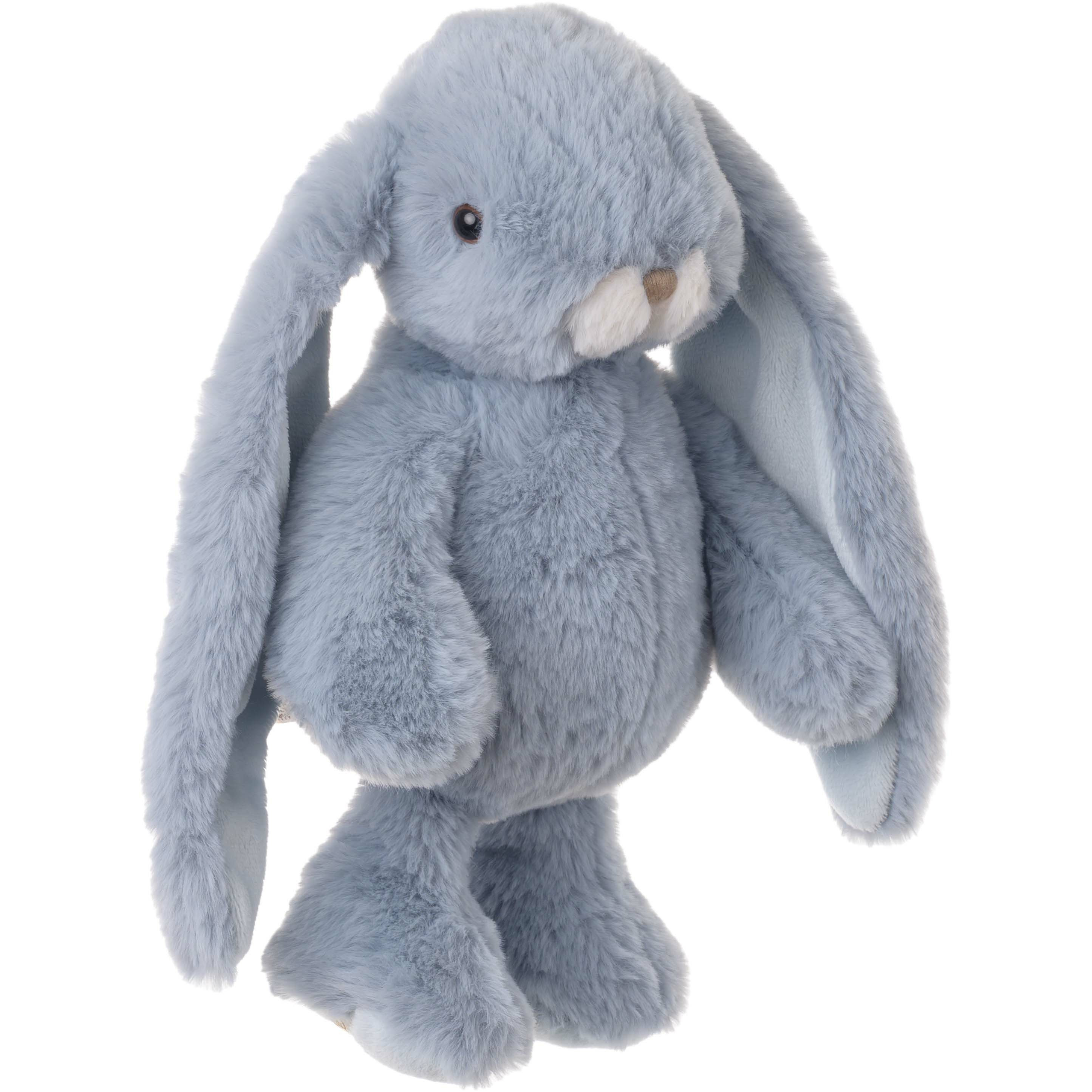 Bukowski pluche konijn knuffeldier lichtblauw staand 30 cm luxe knuffels