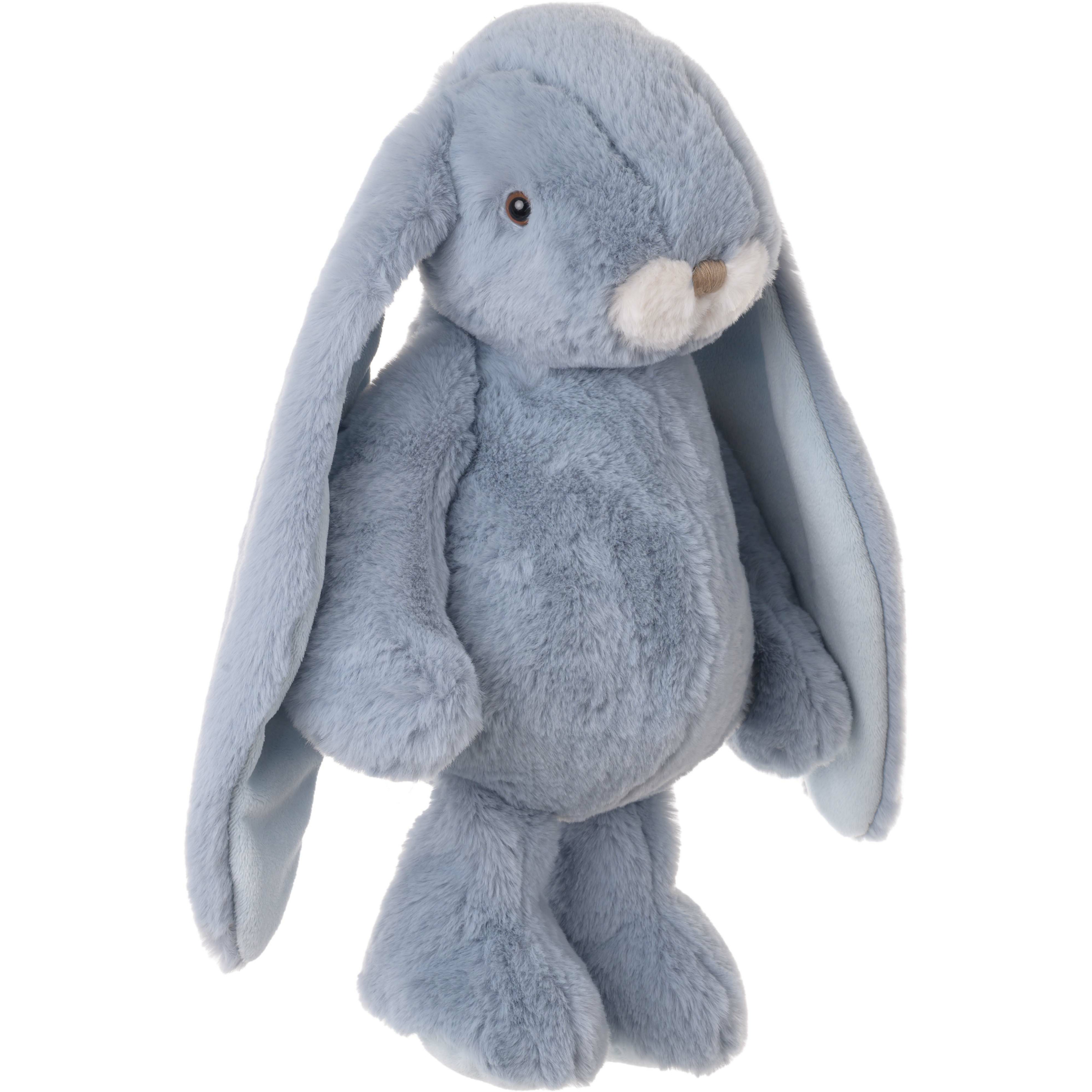 Bukowski pluche konijn knuffeldier lichtblauw staand 40 cm luxe knuffels
