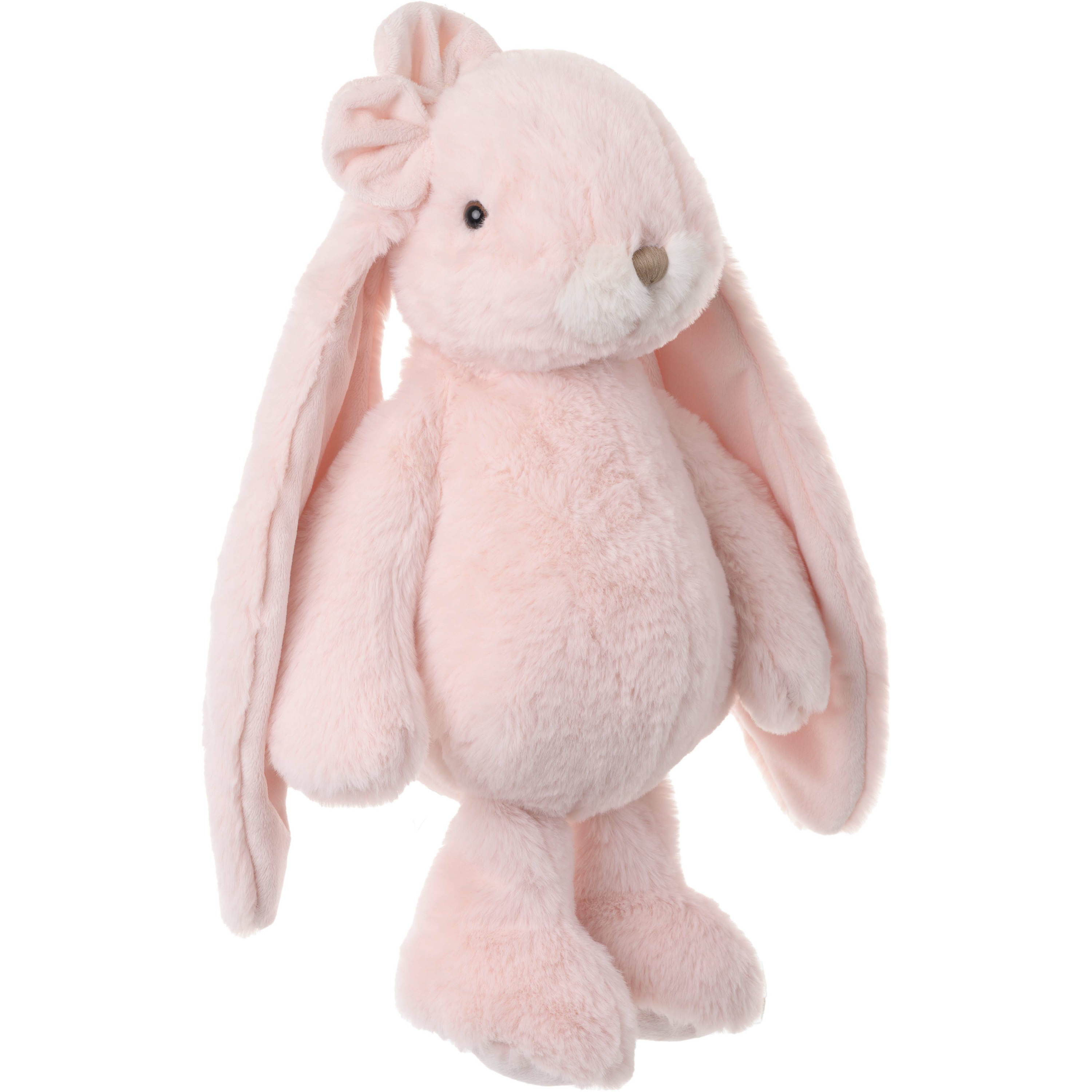 Bukowski pluche konijn knuffeldier lichtroze staand 40 cm luxe knuffels