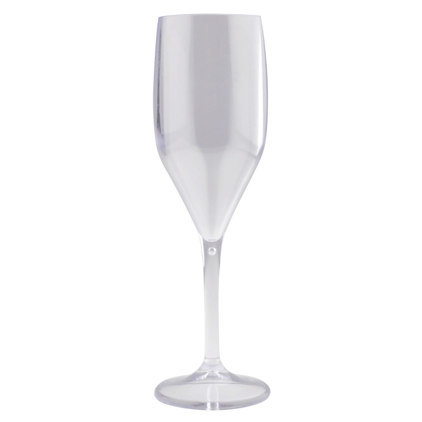 Champagne-prosecco flutes glazen transparant 150 ml van onbreekbaar kunststof