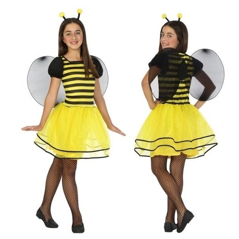 Dierenpak bij-bijen verkleed jurk-jurkje voor meisjes