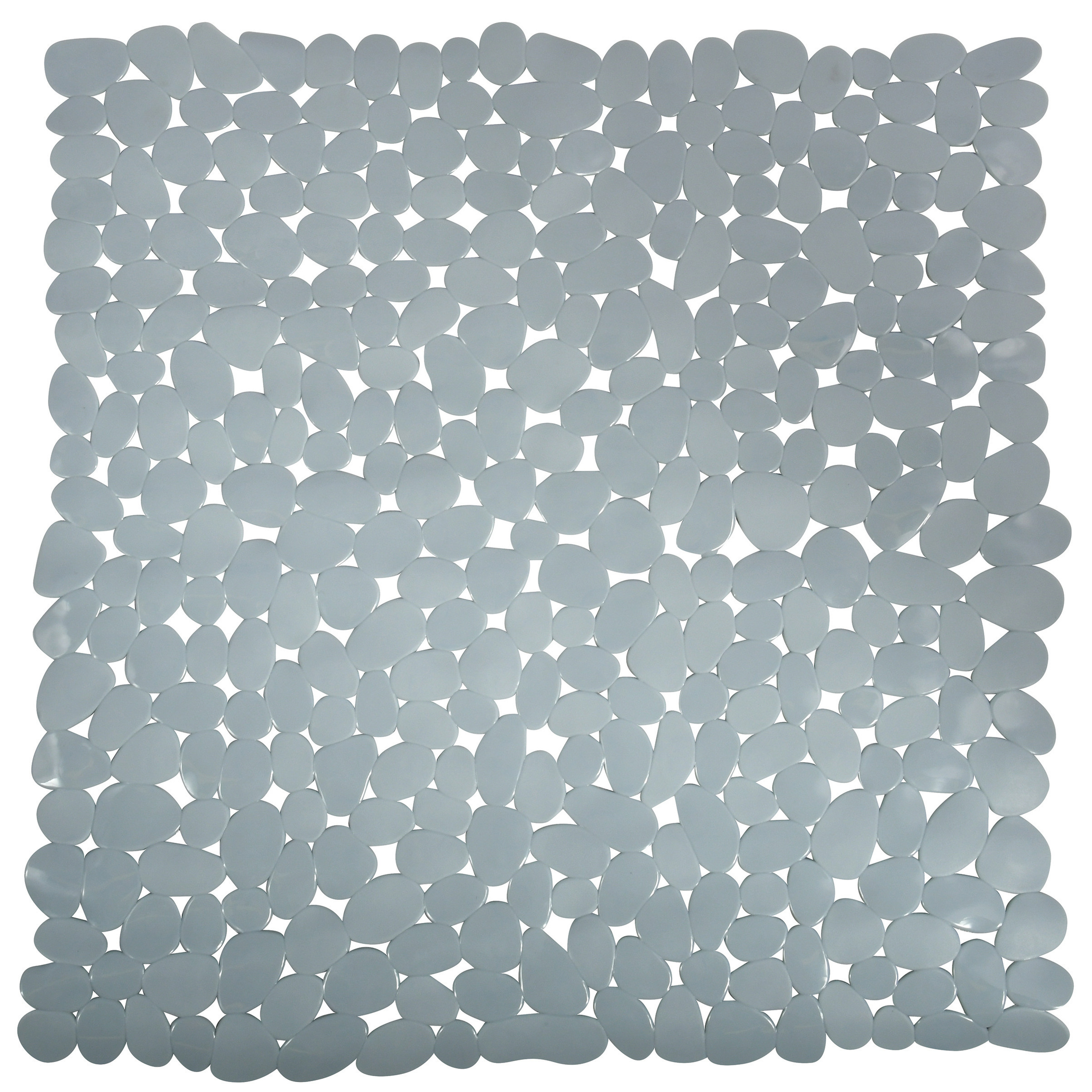 Douche-bad anti-slip mat badkamer pvc grijs 54 x 54 cm vierkant