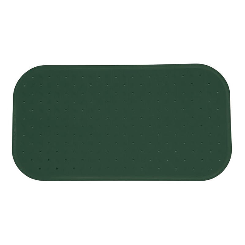 Douche-bad anti-slip mat badkamer rubber groen 36 x 97 cm rechthoek XXL-size