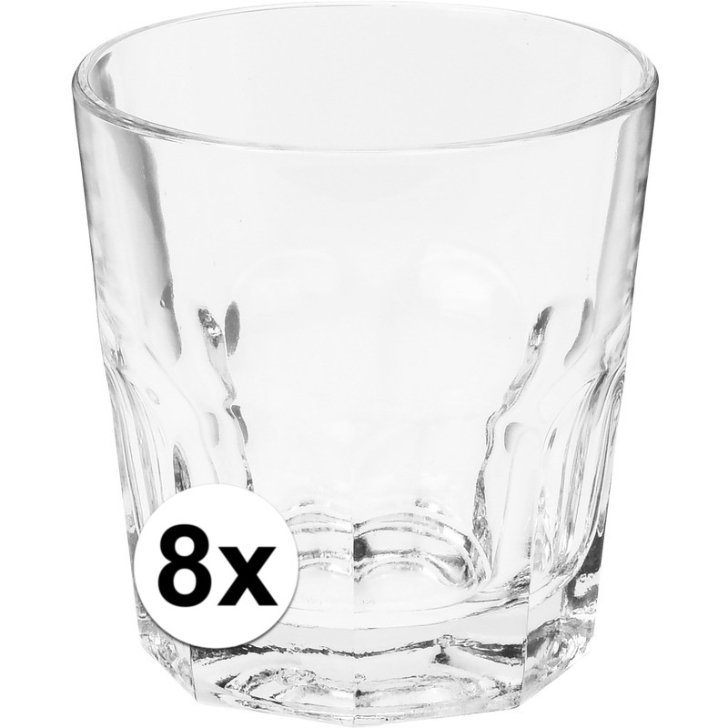 Drink glas 8 stuks