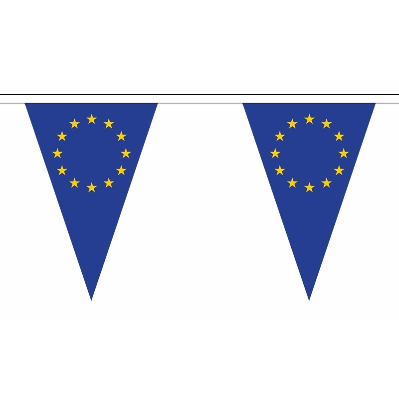Europa versiering vlaggenlijn 5 meter