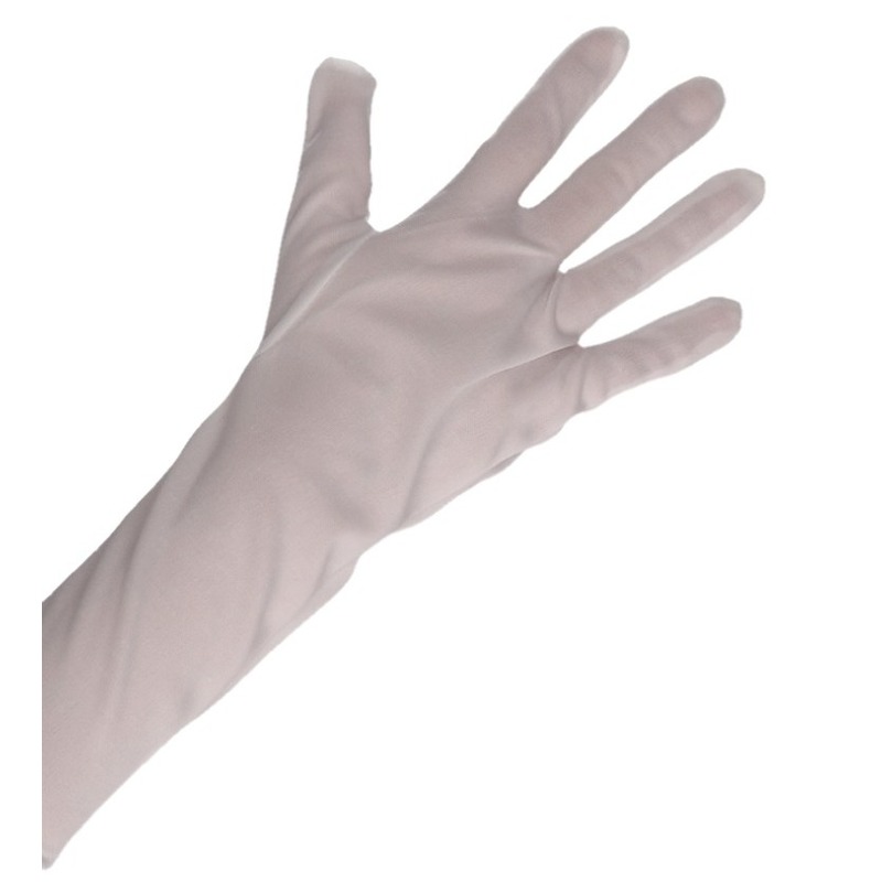 Feest handschoenen wit lang voor volwassenen