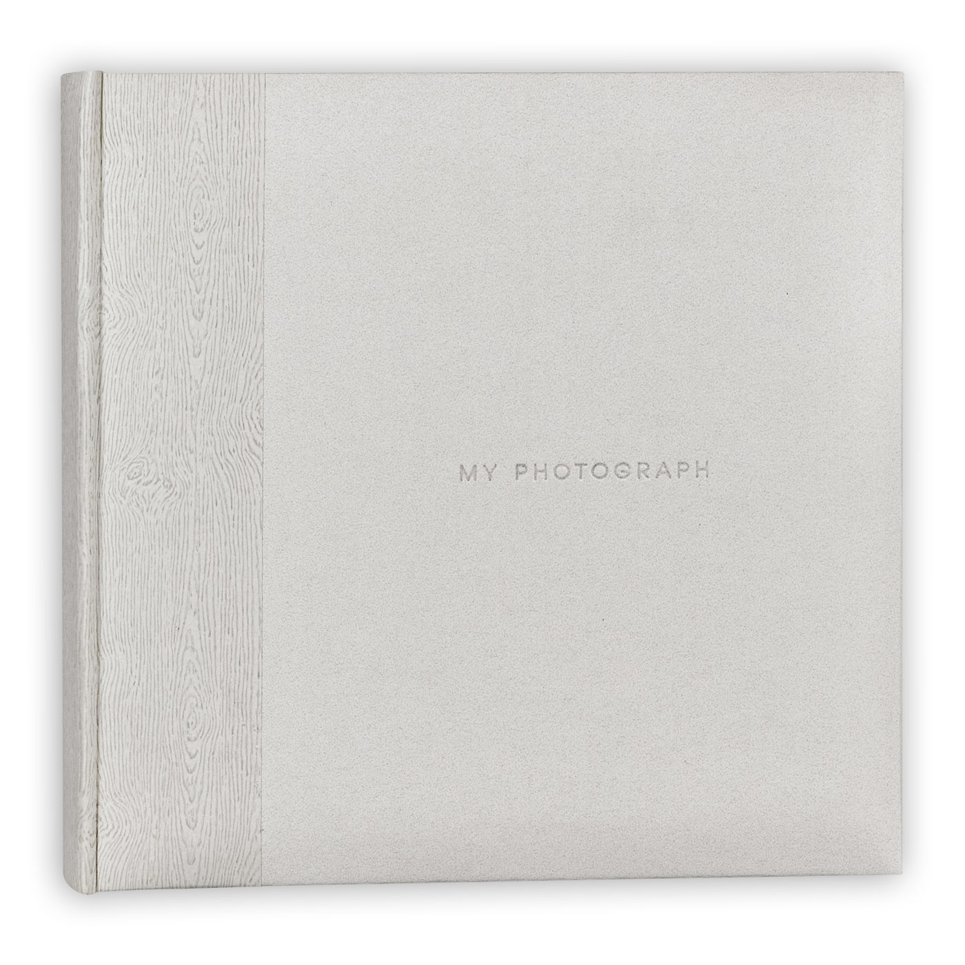 Fotoboek-fotoalbum Luis met 20 paginas wit 24 x 24 x 2 cm