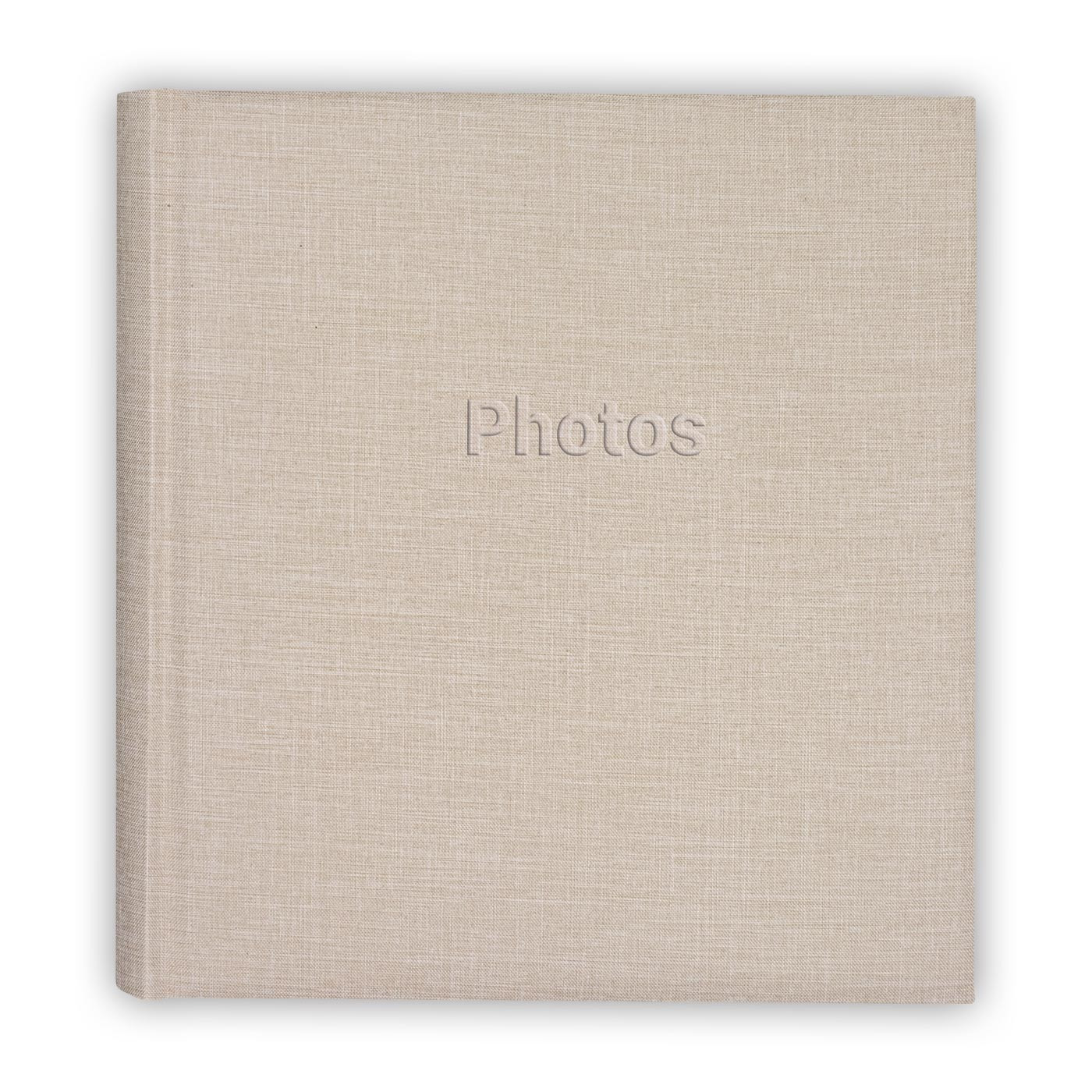 Fotoboek-fotoalbum met 30 paginas creme 29 x 31 x 4 cm
