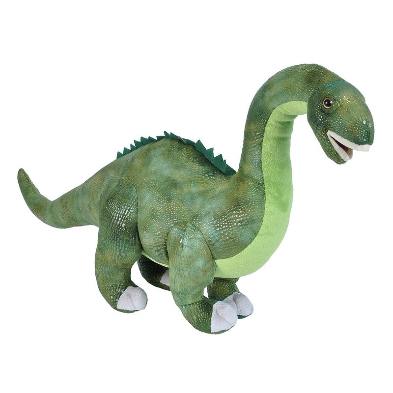 Grote dinosaurus Diplodocus dierenknuffel 63 cm