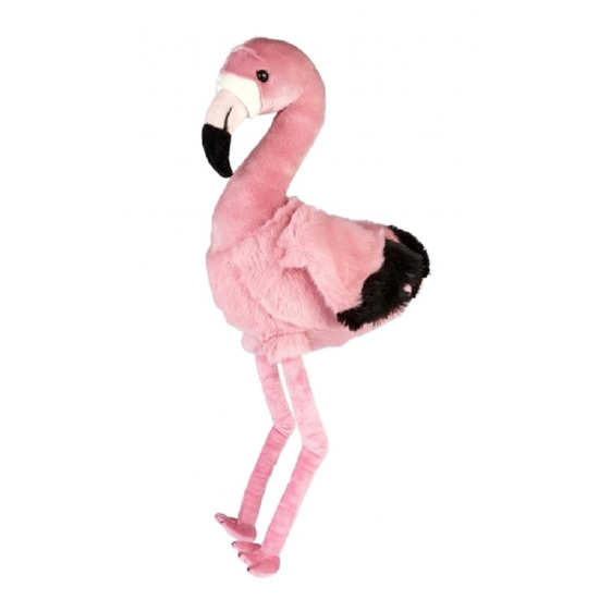 Grote knuffel vogel flamingo roze 74 cm knuffels kopen