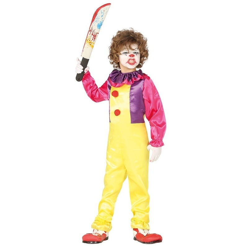 Halloween clown verkleedpak voor kinderen