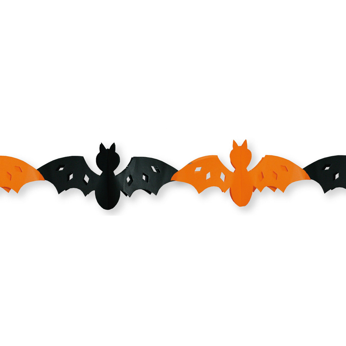 Beukende geur Oost Halloween/Horror vleermuizen slinger oranje/zwart 3 meter - Partyshopper  Halloween feestartikelen winkel