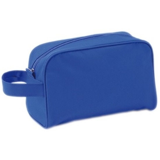 Handbagage-reis toilettas blauw met handvat 21,5 cm voor heren-dames