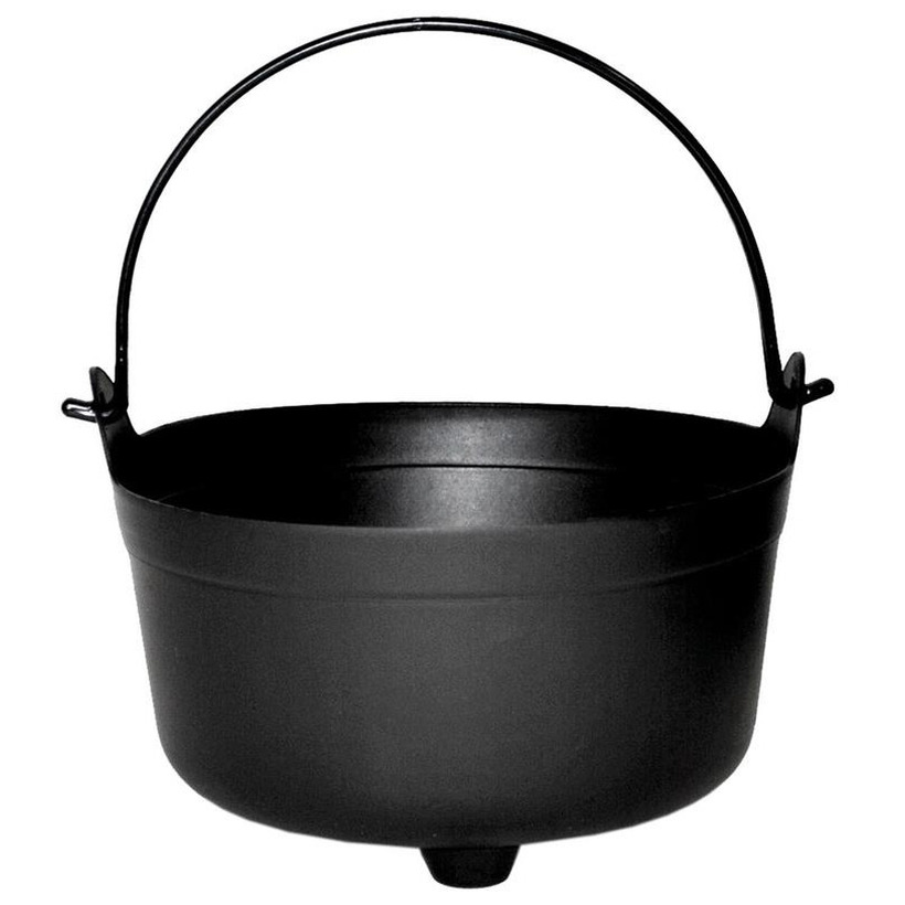 Heksenketel-kookpot zwart kunststof dia 24 cm