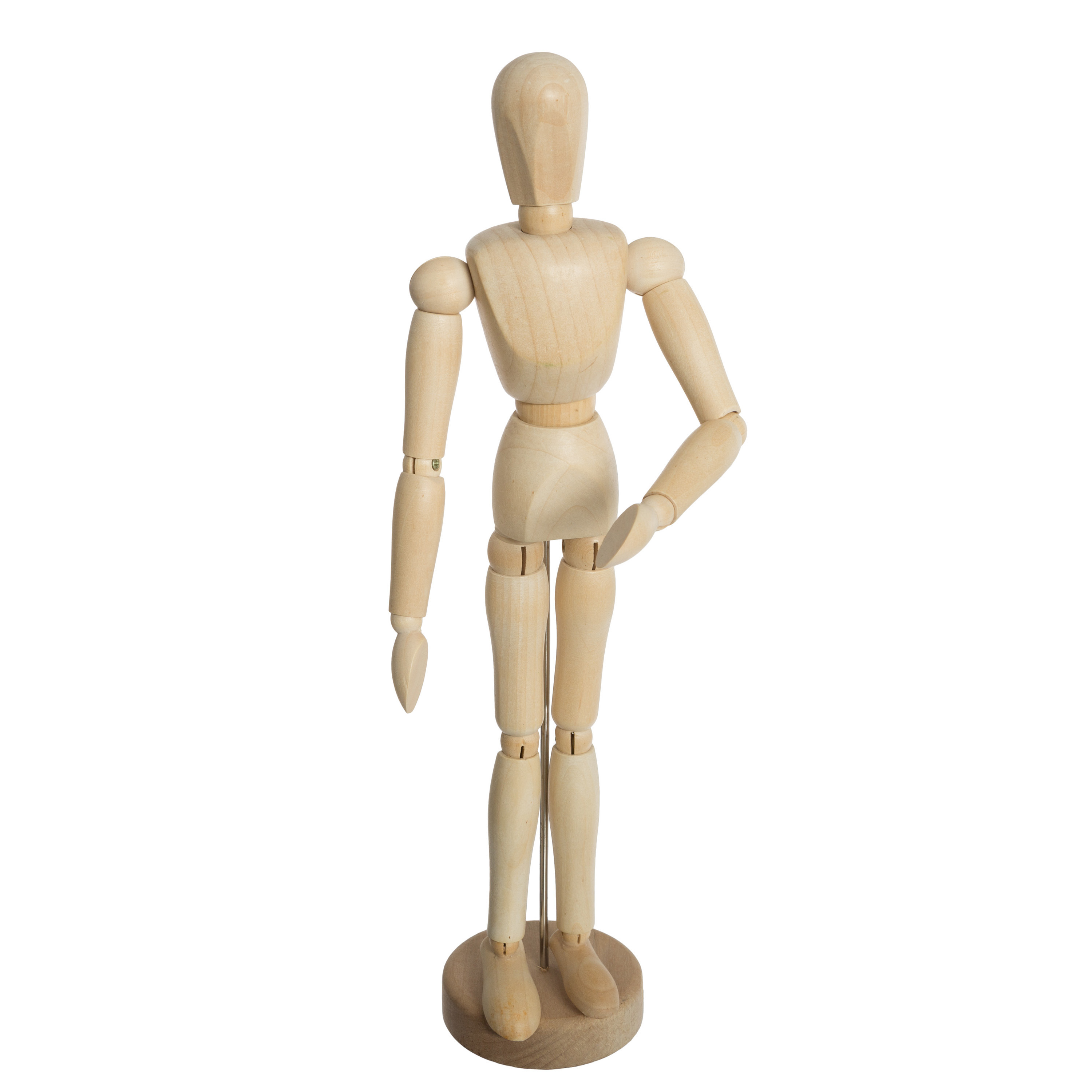 Houten anatomie tekenpop-modelpop man om lichaam te schilderen-tekenen 33 cm