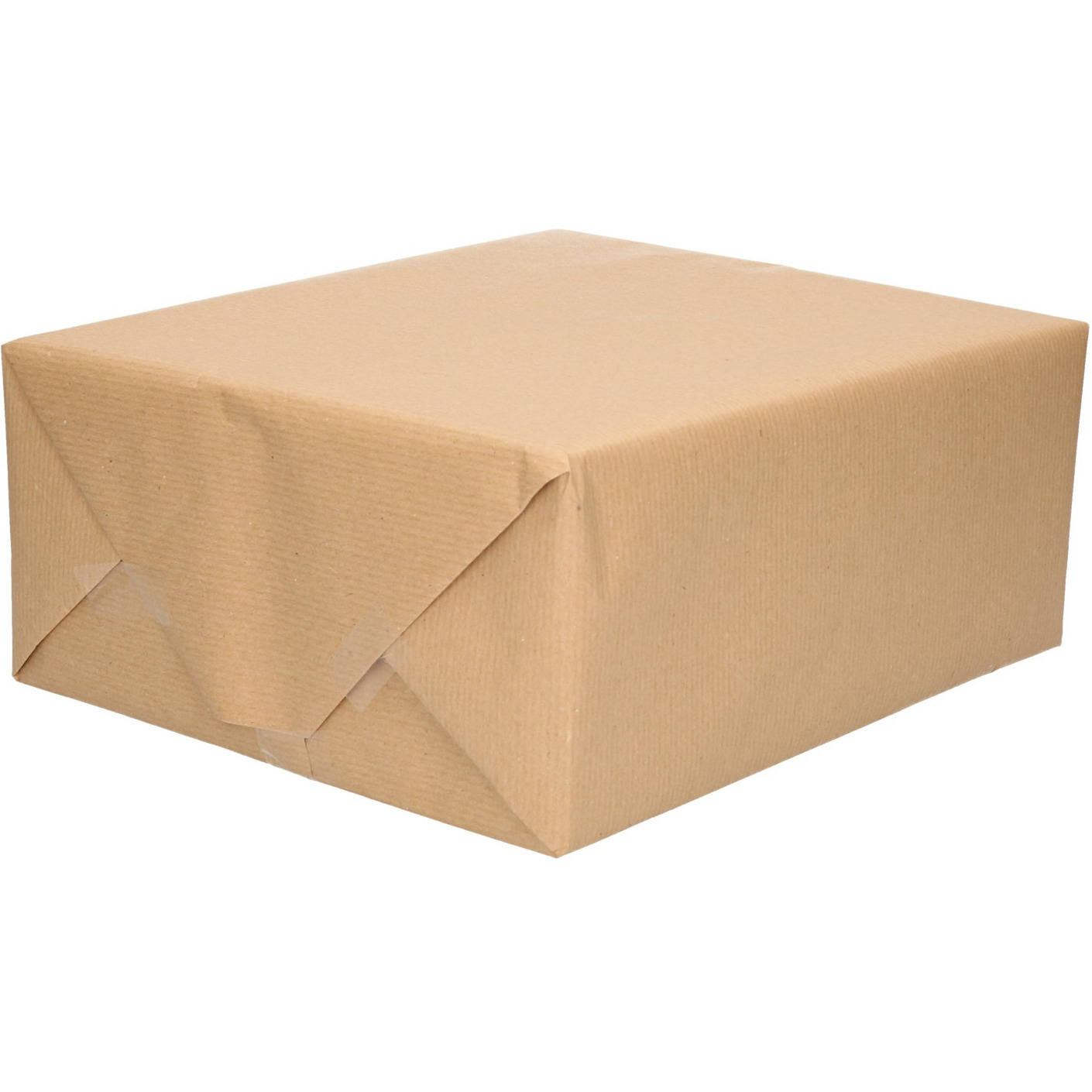 Inpakpapier-cadeaupapier gerecycled kraft bruin 200 x 70 cm rol