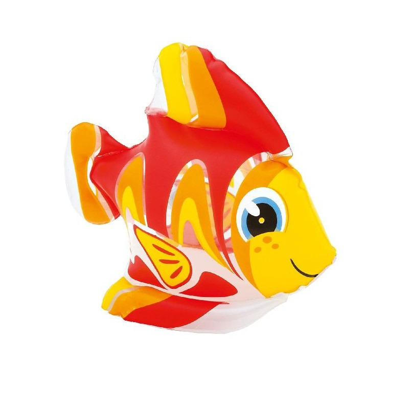 Intex opblaasbare vis kunststof rood-geel-oranje 24 x 24 cm