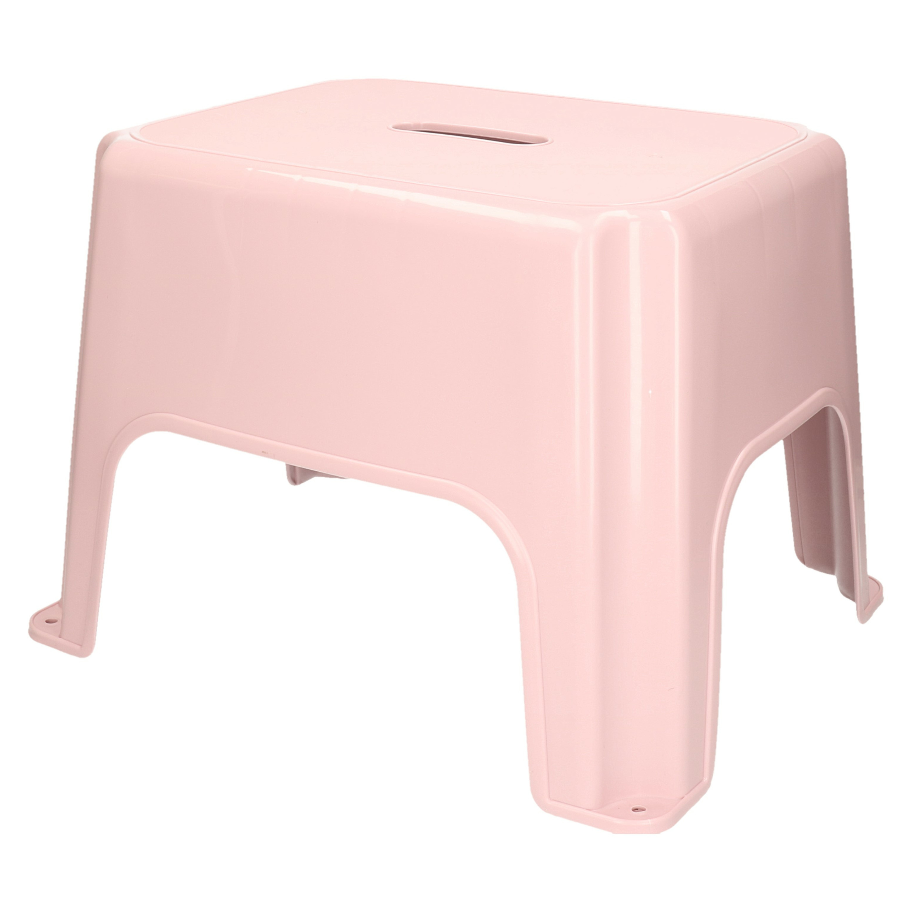 Keukenkrukje-opstapje Handy Step roze kunststof 40 x 30 x 28 cm