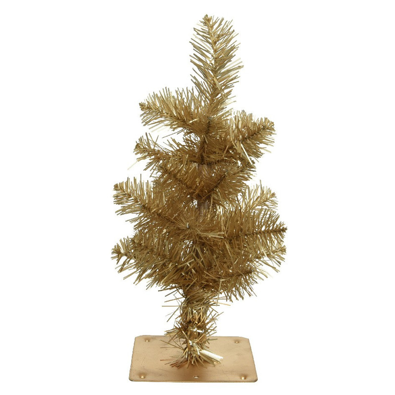 Kleine nep-kunst kerstbomen 35 cm