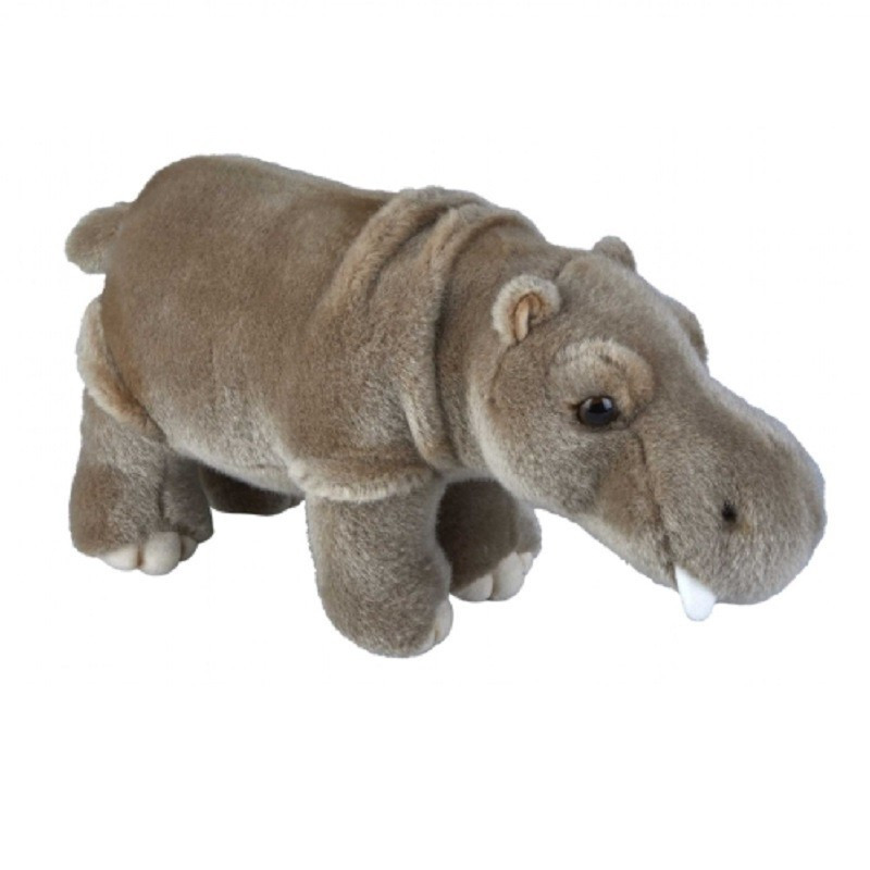 Knuffel nijlpaard grijs 28 cm knuffels kopen