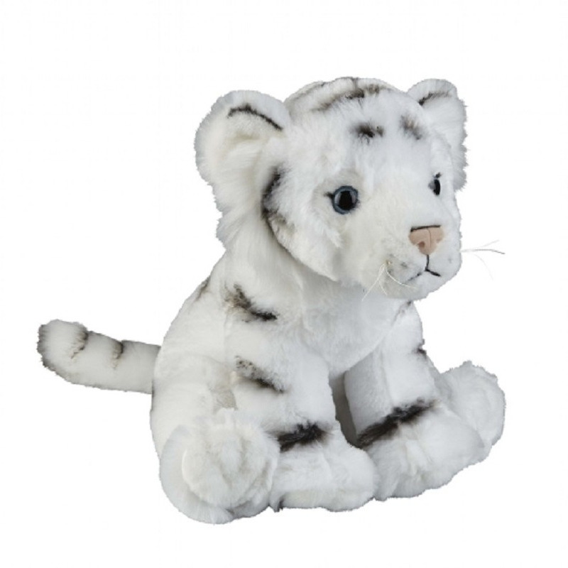 Knuffel tijger wit 30 cm knuffels kopen