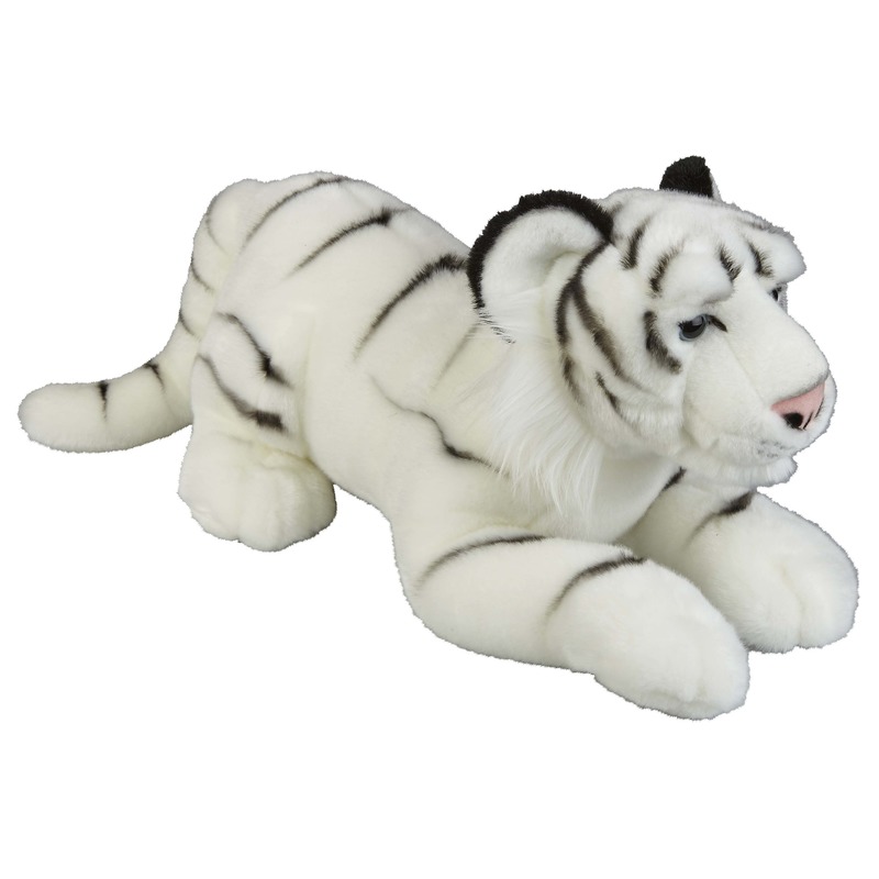 Knuffel tijger wit 50 cm knuffels kopen