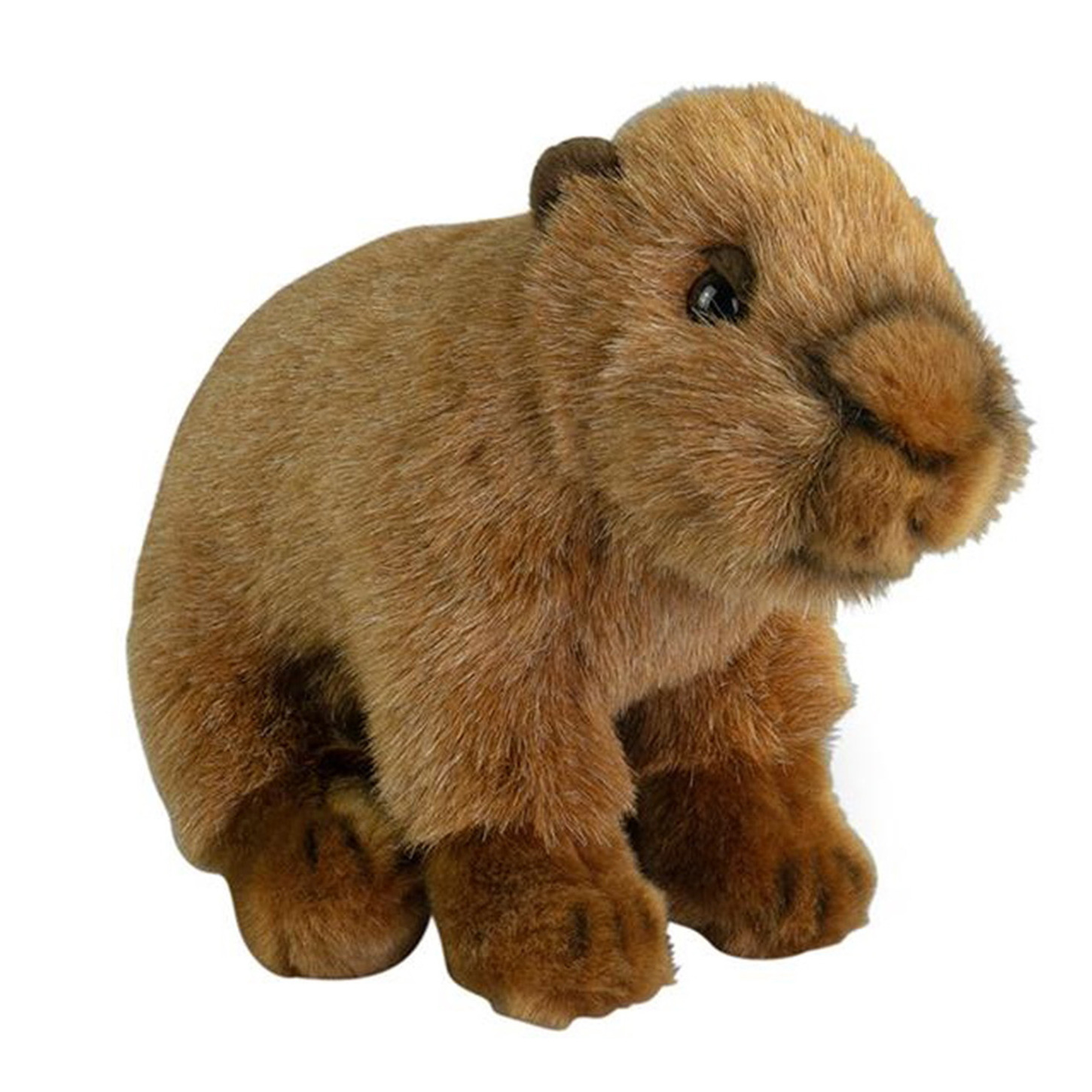 Knuffeldier Capybara zachte pluche stof premium kwaliteit knuffels bruin 20 cm