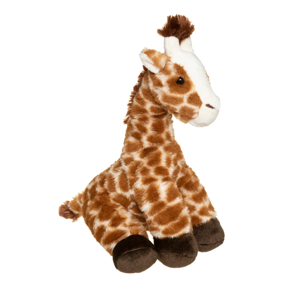 Knuffeldier Giraffe Carmen zachte pluche stof wilde dieren knuffels bruin 32 cm