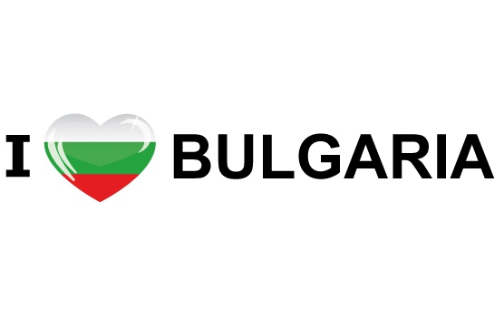 Koffer stickers I Love Bulgaria